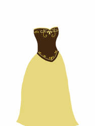 Dress concept- leather and satin