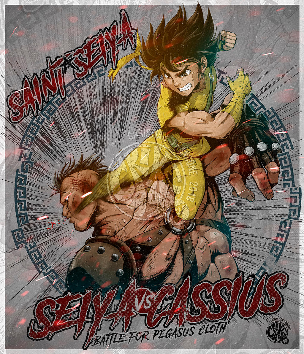 Saint Seiya Netflix poster redraw by dreamcastboy99 on DeviantArt