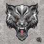 Black Wolf HEAD - VECTOR