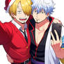 Sanji x Gintoki selfie