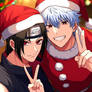 itachi x gintoki selfie