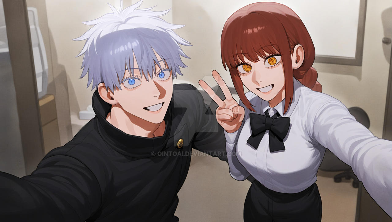 Gojo x Makima by GintoAi on DeviantArt