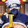 Kakashi Eating Ramen