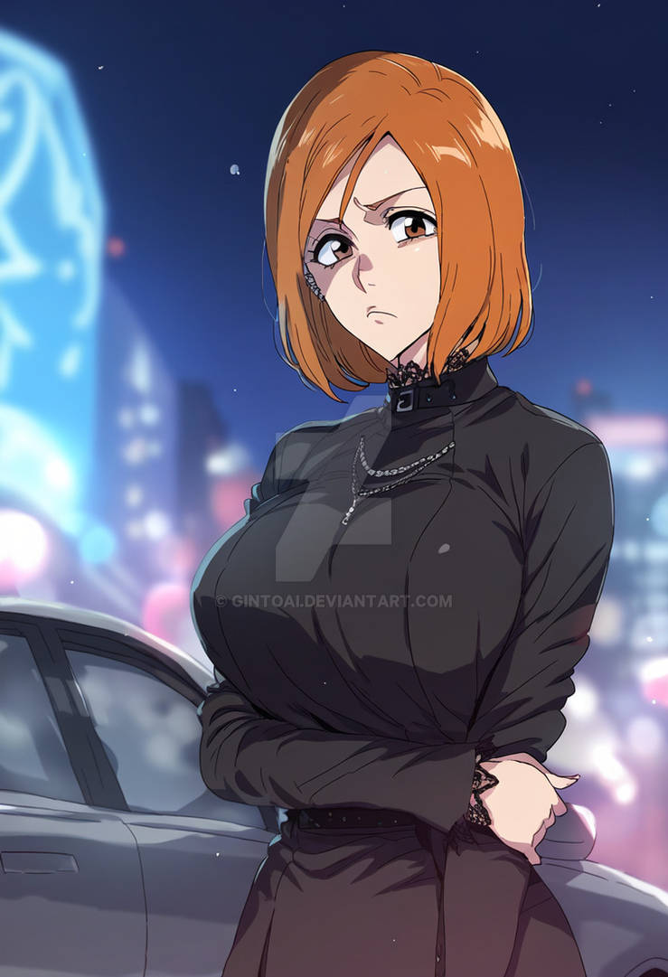 orihime short hair by GintoAi on DeviantArt