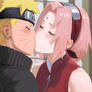 sakura x naruto kiss