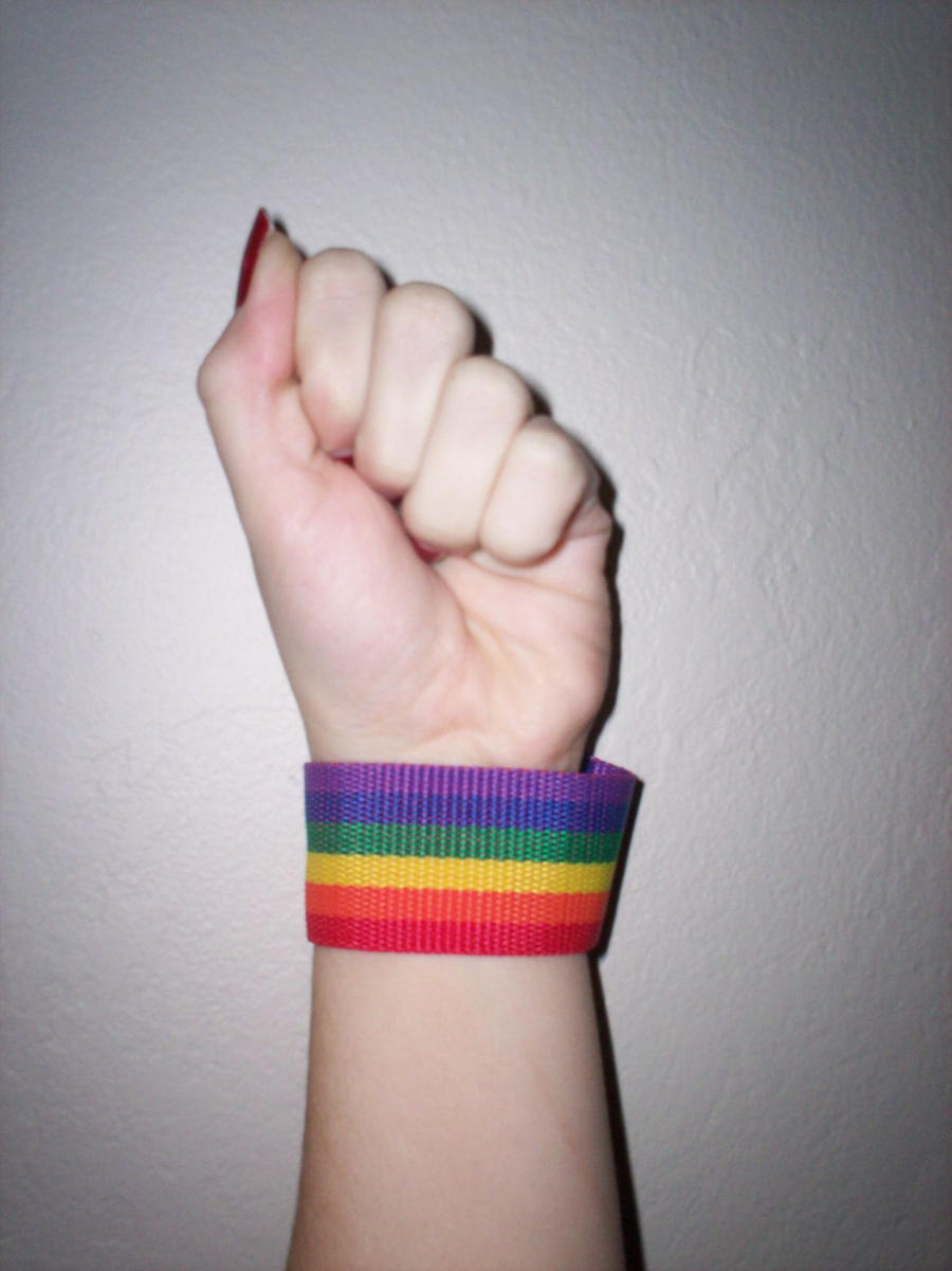 Rainbow Wristband 4 - U