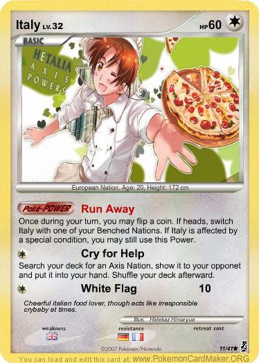 Hetalia Card: Italy