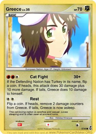 Hetalia Card: Greece