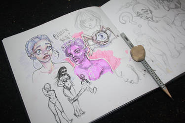 Sketchbook mess ('17 sketchbook)