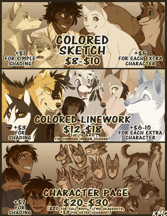 Commission Sheet 2017