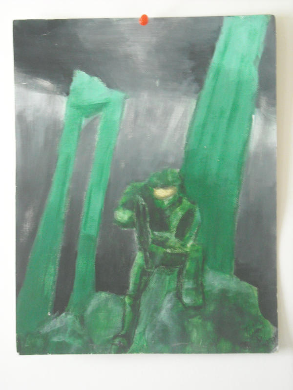 Master Chief painting