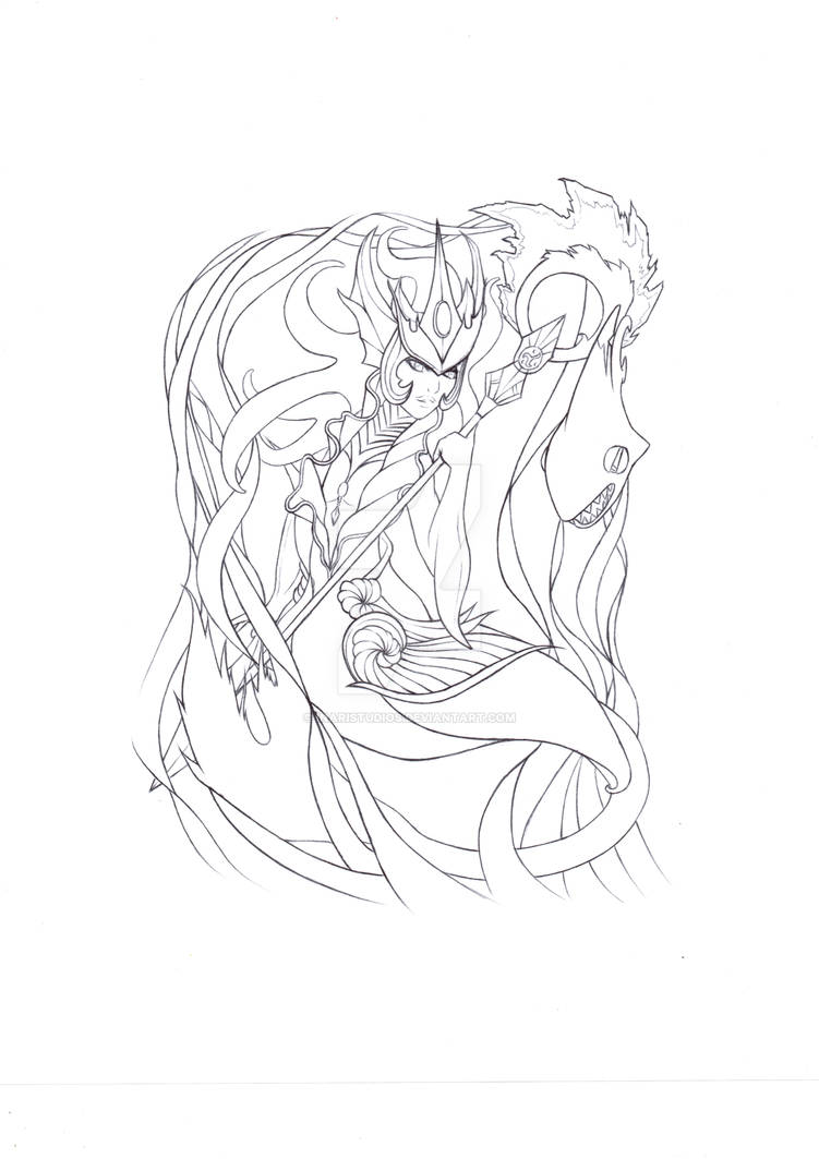 League of Legends commissioned illustration: Ink by InariStudios on ...