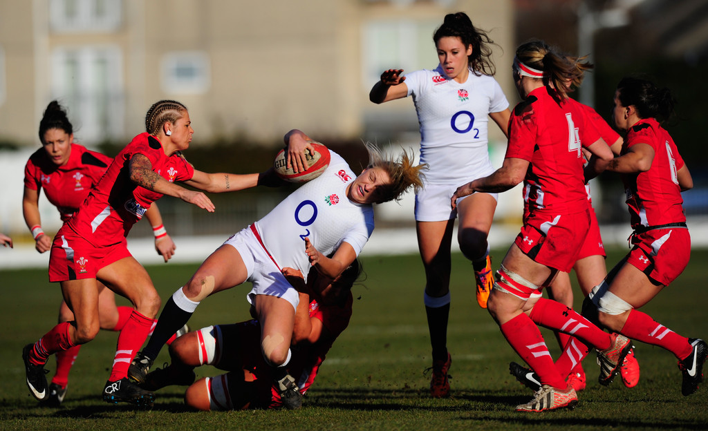 Englands Rugby women downed and defeated by Wales