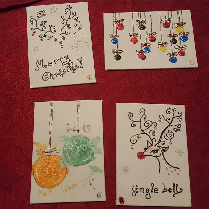 XMas Postcards: Simple by GiovyLoCa