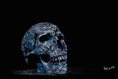 Celtic skull by GiovyLoCa