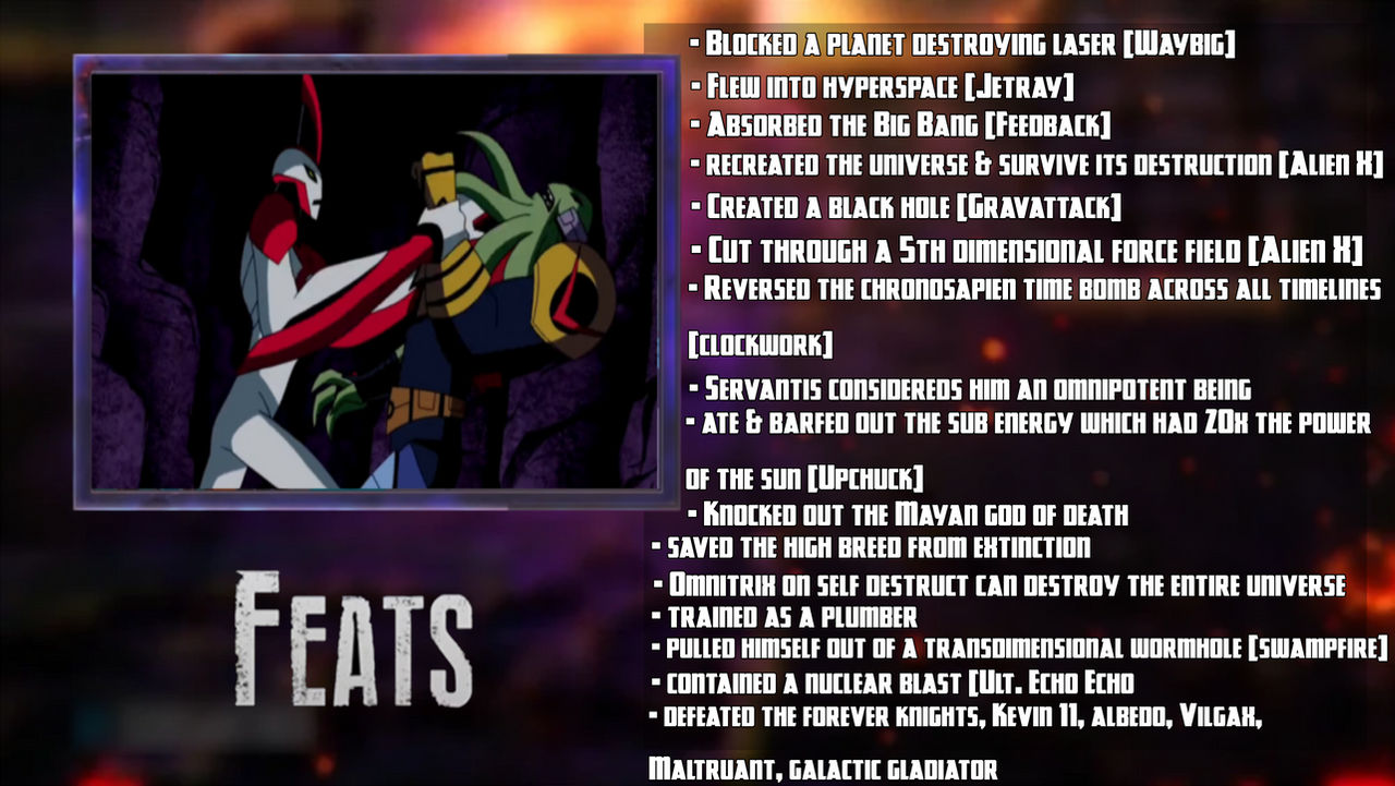 Ben 10 Feats by WestDesk on DeviantArt