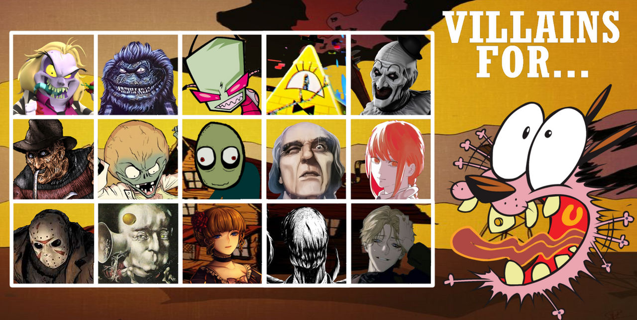 Villains For Courage The Cowardly Dog by WestDesk on DeviantArt