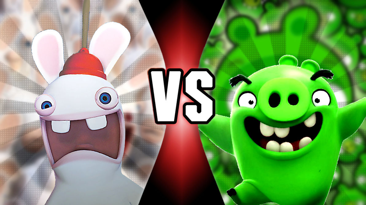 Rabbids Vs. Piggies! by WestDesk on DeviantArt