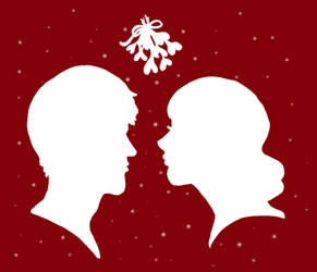 Under mistletoe