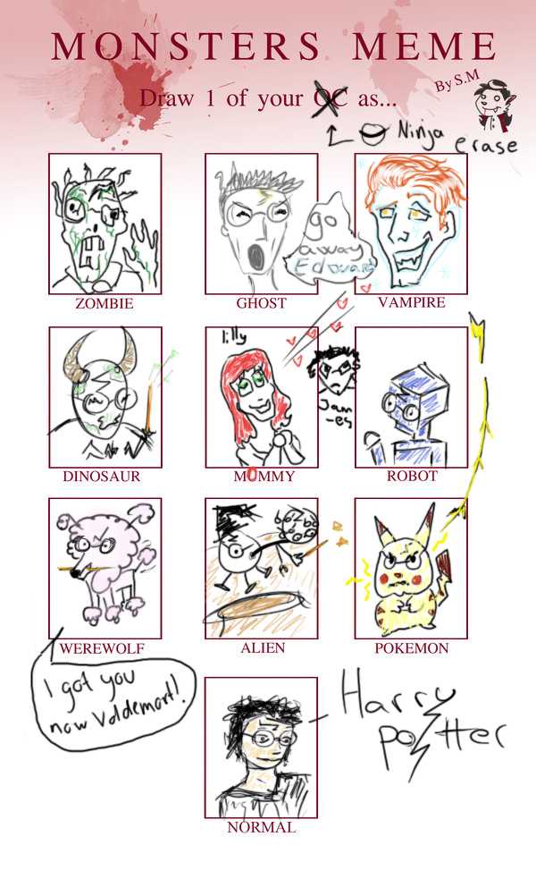 Meme Monster Code monster meme by Krallemut on DeviantArt