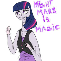 Twilight Sparkle Nightmare is magic