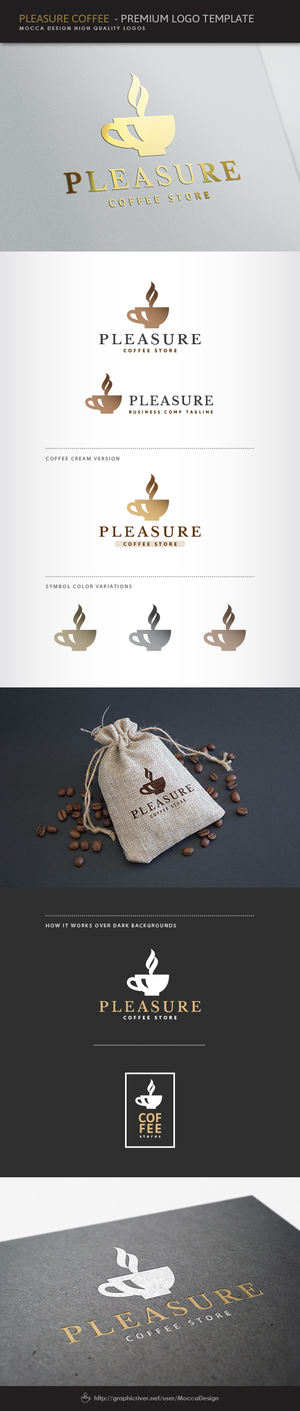 Pleasure Coffee Logo