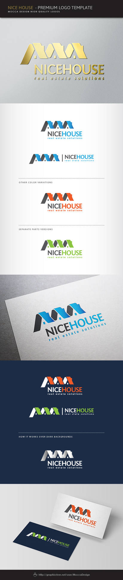 NiceHouse Logo by moccadsgn