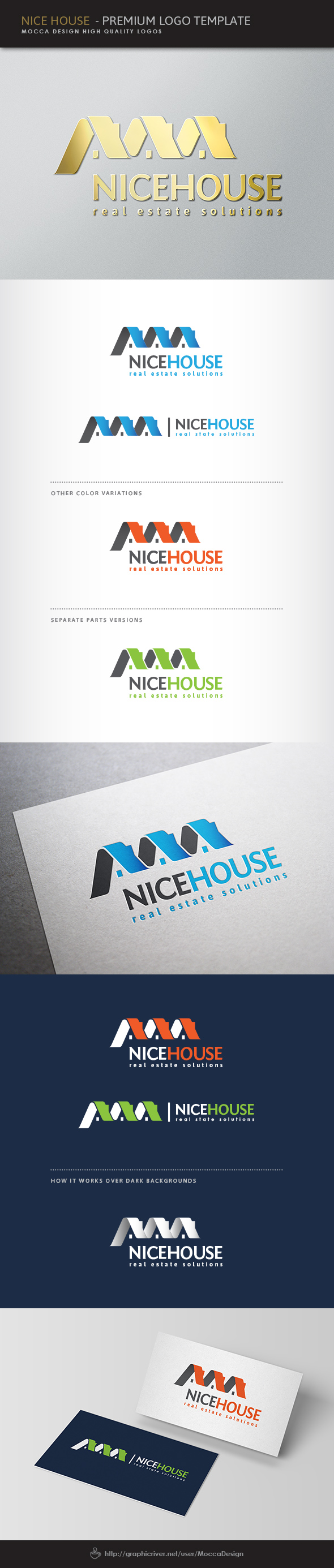 NiceHouse Logo by moccadsgn