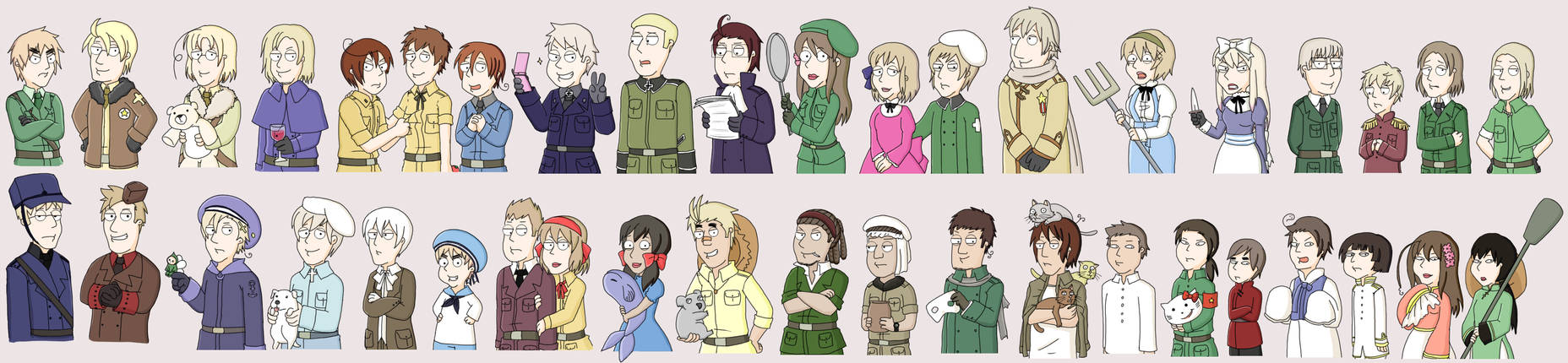 Hetalia Family guy style