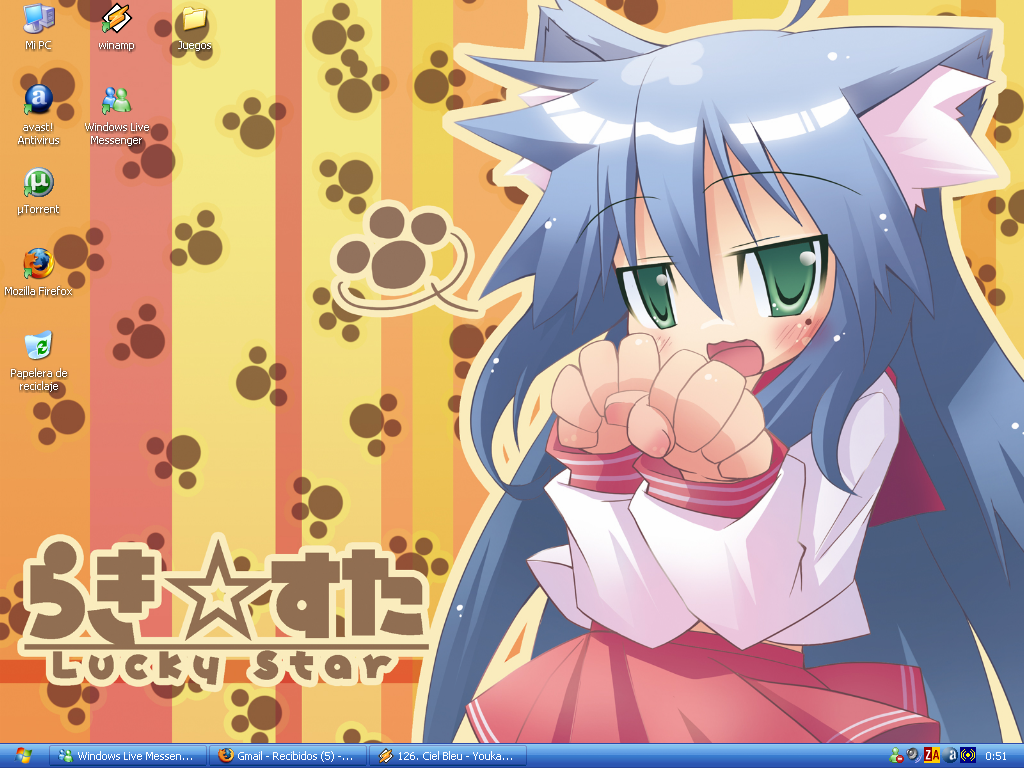 Lucky Star Wallpaper by Wolfang-Kamiro