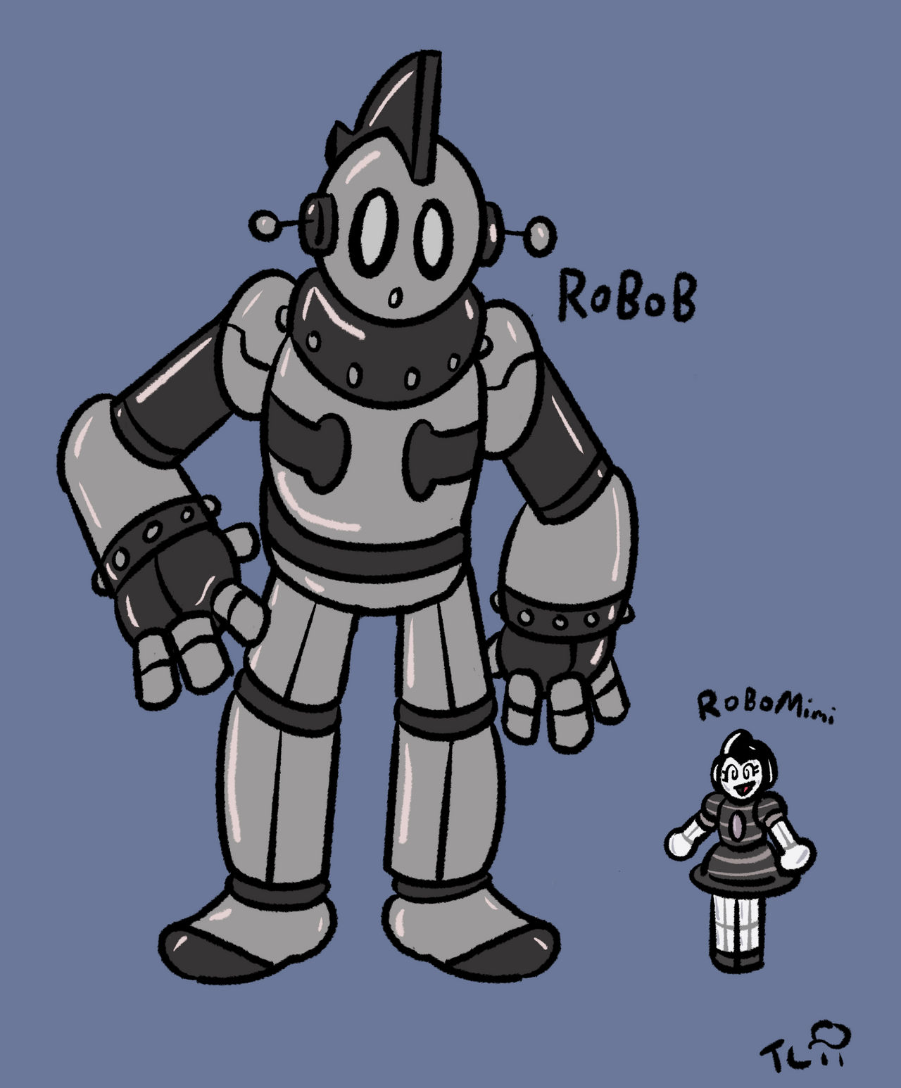 Mim New Robi Robo Mimi and Robob by BowlerHatTom on DeviantArt