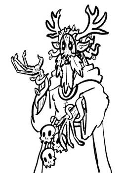 Evil Forest King Sketch