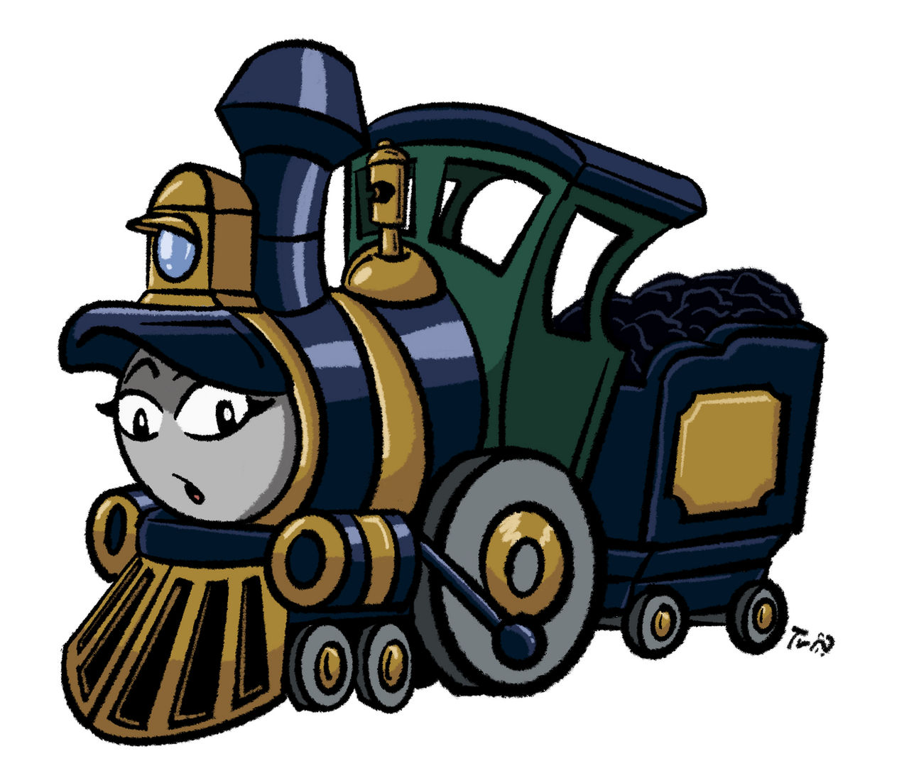 Deviantart Train Engine Lucy the Locomotive by BowlerHatTom on DeviantArt