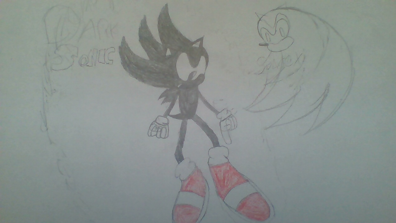 Dark Sonic (Sonic X Redraw) by Sonicgirlfriend65 on DeviantArt