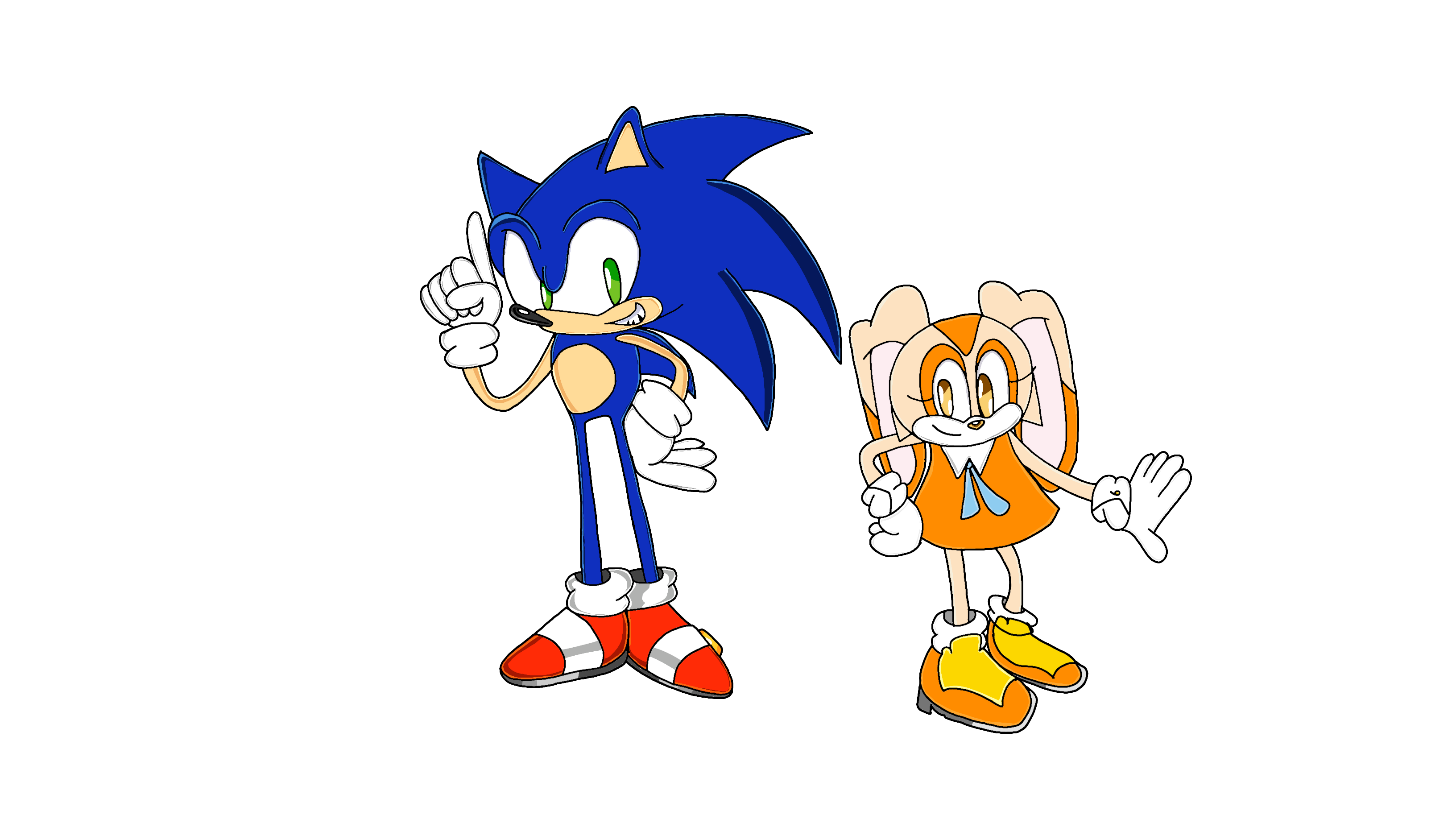 Classic Sonic Fanart by KrimaDraws on DeviantArt