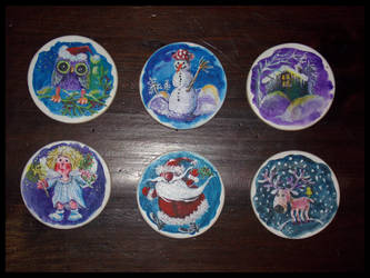 Holiday coasters