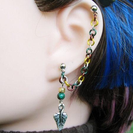 Woods of Lothlorien Earring