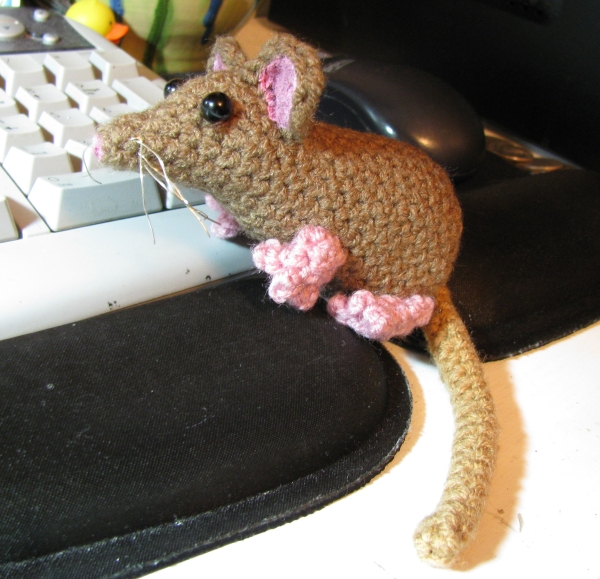 Mouse plushie