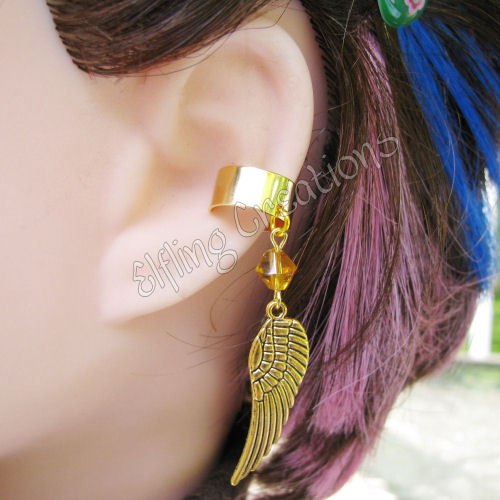 Gold Wing Ear Cuff