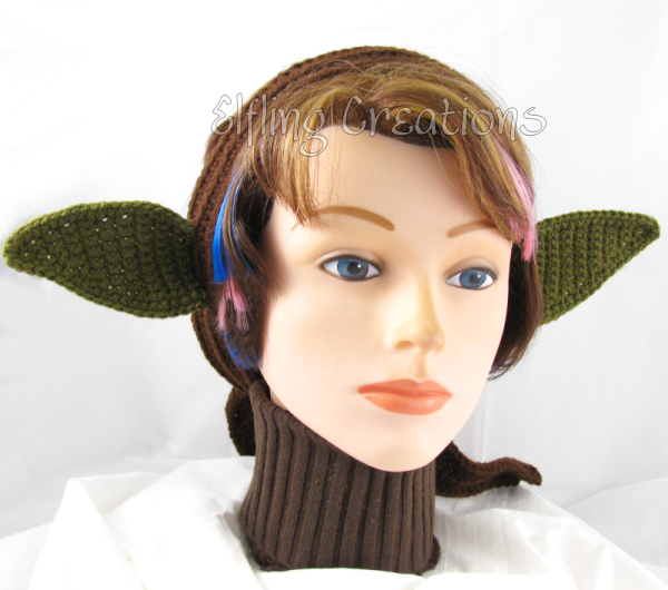 Crocheted Yoda Ears