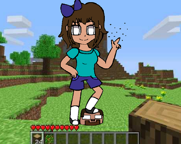 Herobrine  Glitch (formaly The Chosen Girl, a Minecraft Story