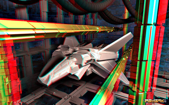 O3on3 AtmosphericEntryVehicle anaglyph render