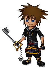 Chibi Sora Kingdom Hearts 2