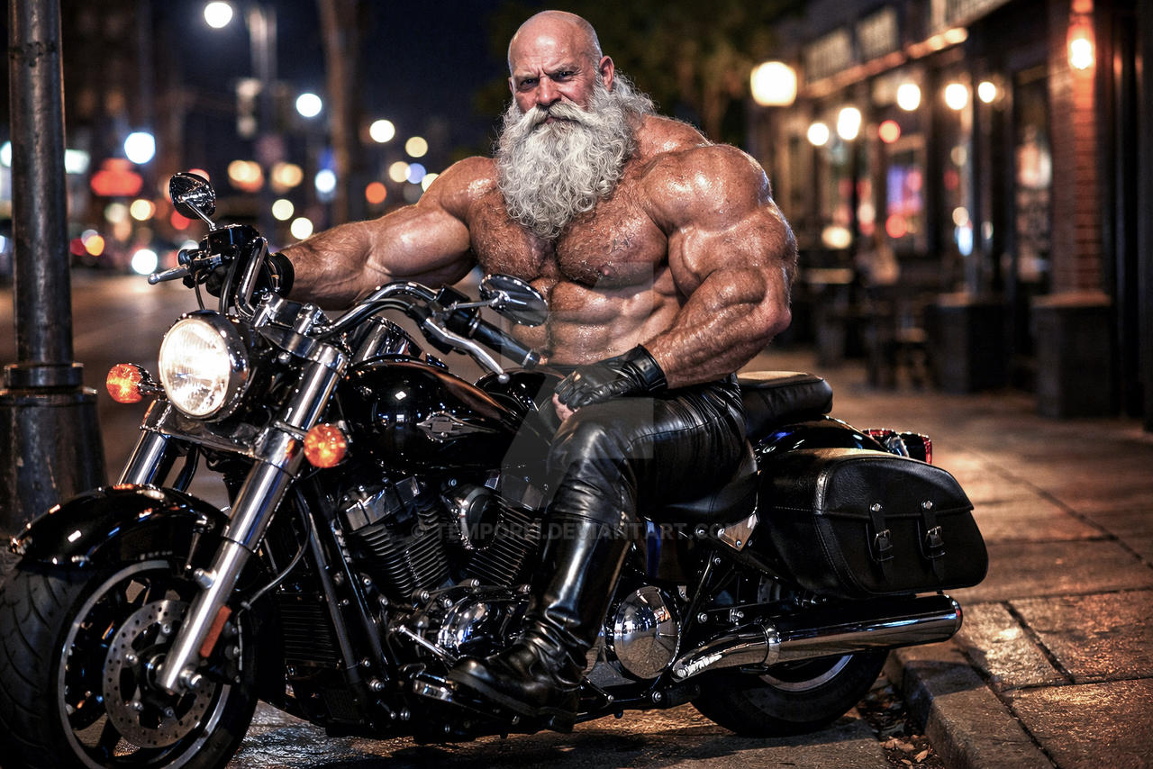 Bearded Men Racing Bearded Biker Night Ride by TempoRei on DeviantArt