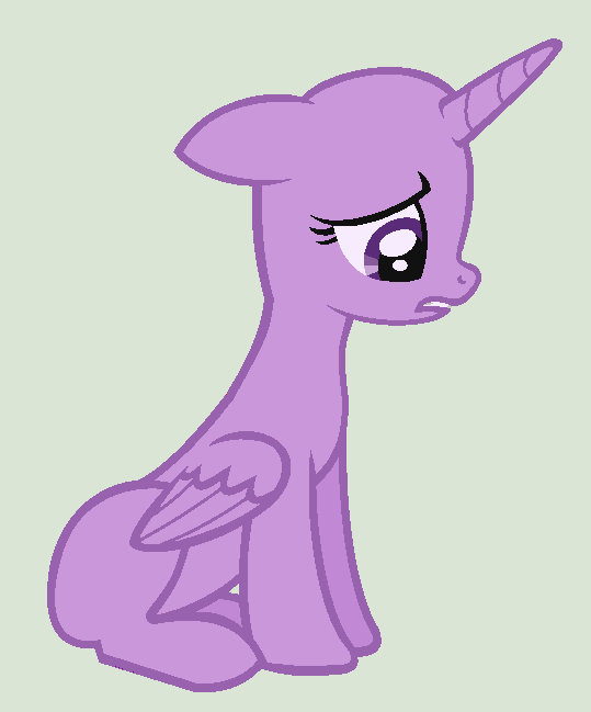 Mlp Crying Alicorn Base