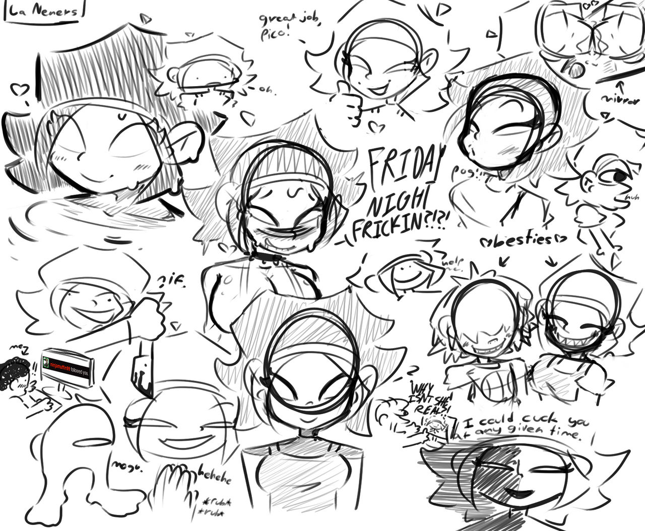 Nene sketches (nsfw ver) ((kinda)) by SpinaroozNG on DeviantArt