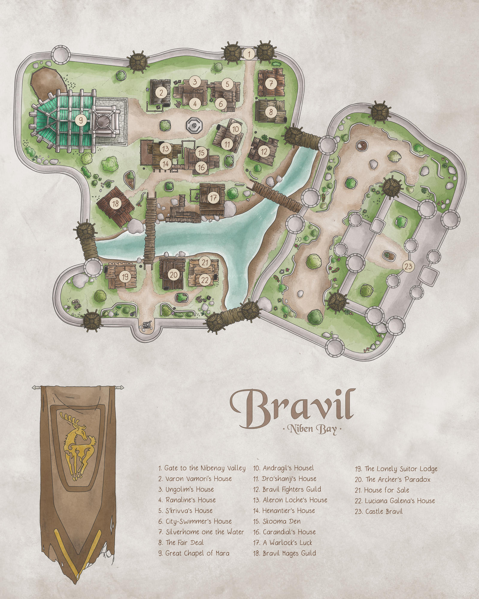 Cyrodiil - Bravil Map by Mirhayasu on DeviantArt