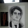 Brendon Urie made with charcoal