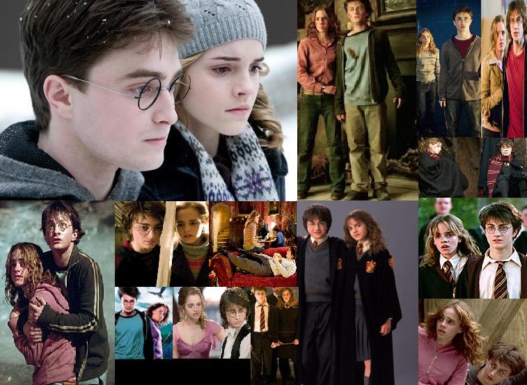 Harry and Hermione Wallpaper by Zalina678 on DeviantArt Harry and Hermione Wallpaper by Zalina678 on DeviantArt