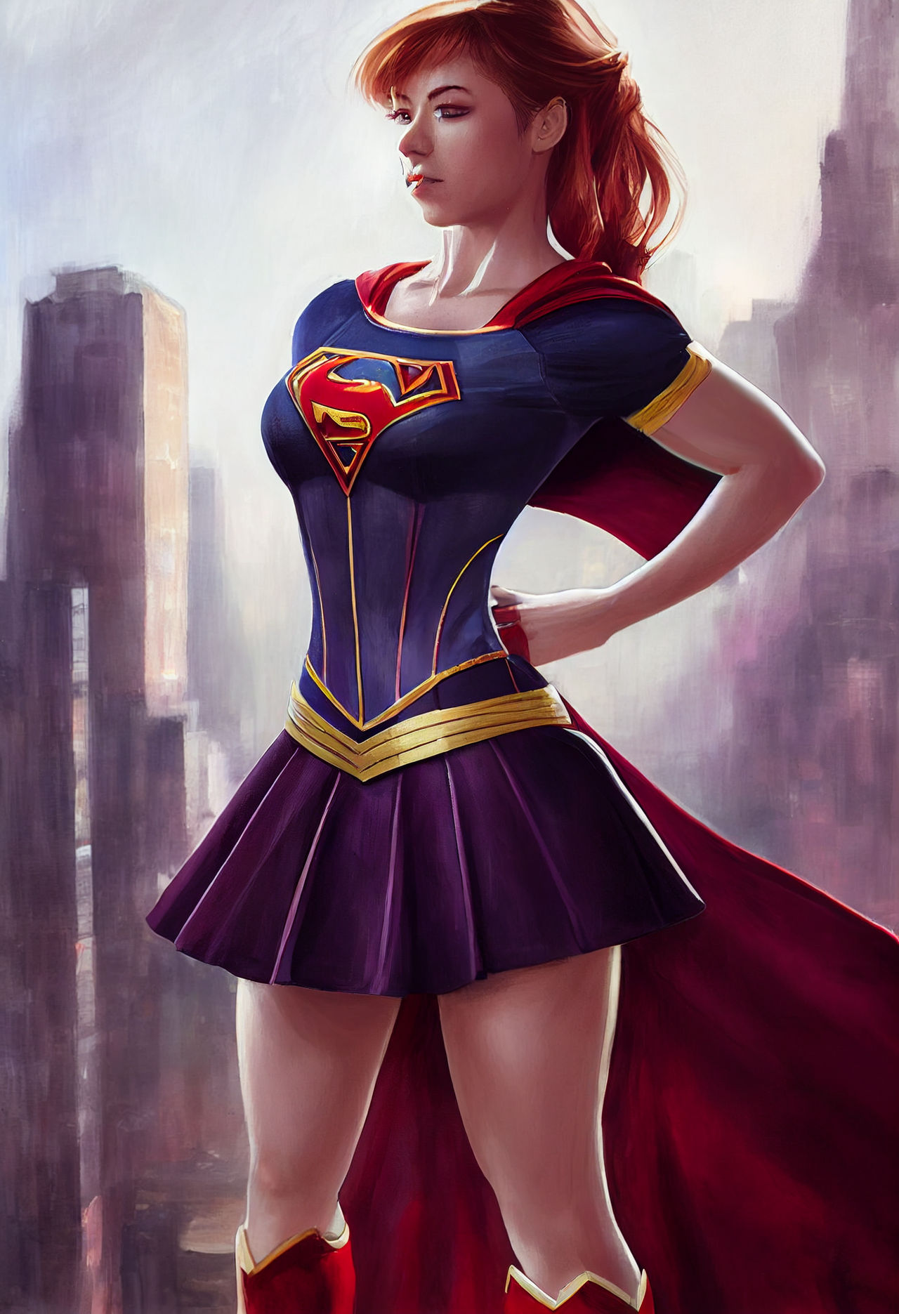 Alyson Hannigan as Supergirl by WillowTreeCat on DeviantArt